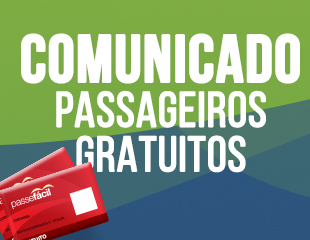 Comunicado Passageiros Gratuitos 